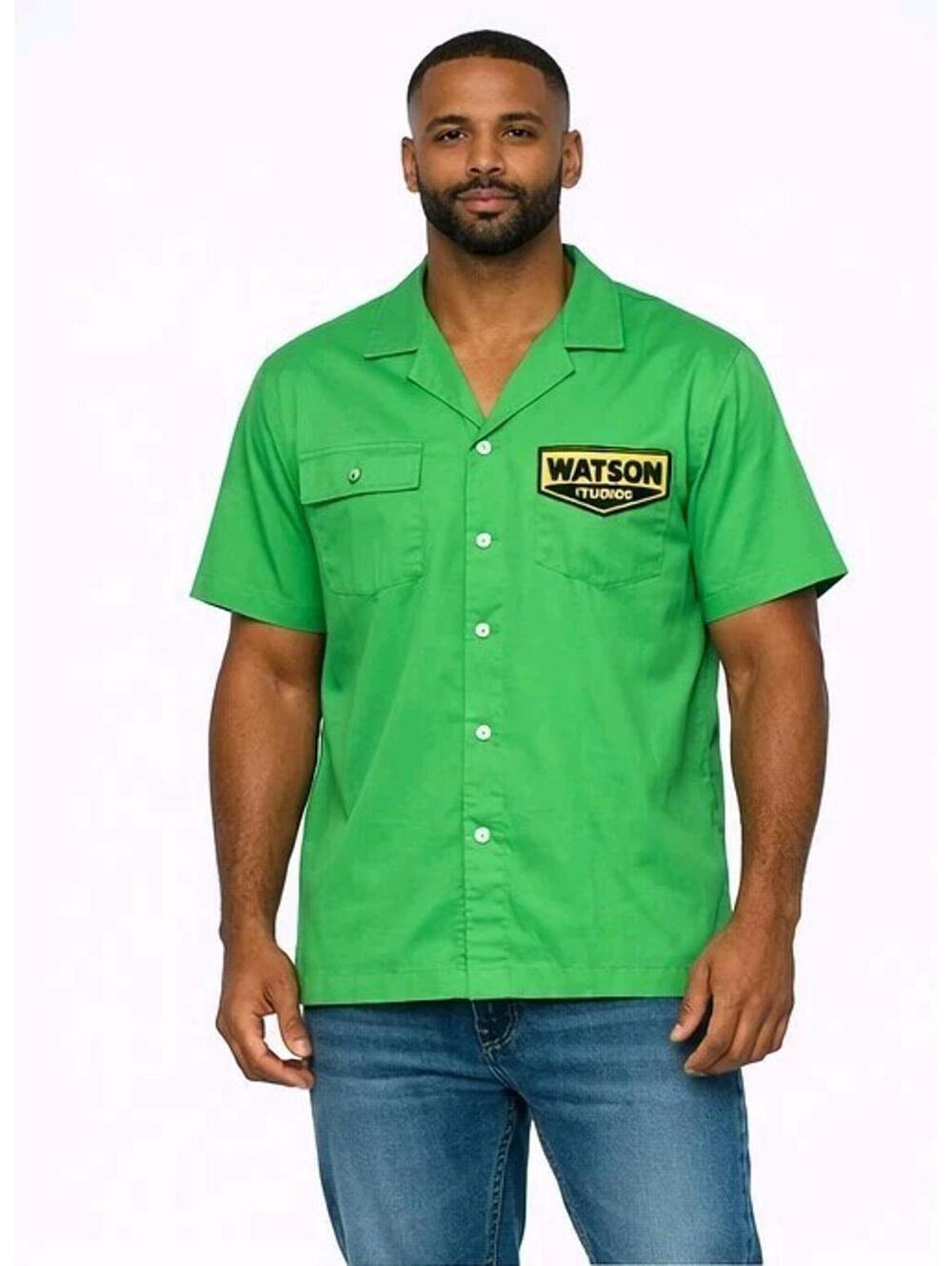 Watson Brand Mechanic Style Shirt Size XL Oversized (10)